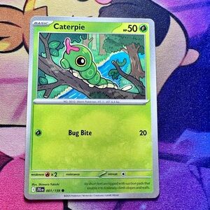 caterpie (001/159) - common — pokémon: journey together